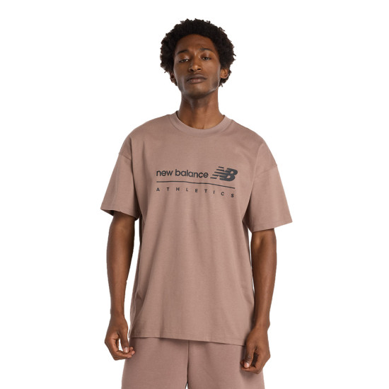 New Balance Ανδρική κοντομάνικη μπλούζα Linear Graphic T-Shirt